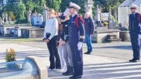 Cérémonie en hommage au martyrs d'Oradour-sur-Glane avec les Lions et Colombes et les élus et représentants de l'ONACVG de Moulins
