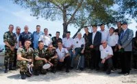 Les anciens, les familles et les camarades réunis pour la fête des fusiliers-marins