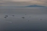 Les 5 sous-marins et 4 bâtiments de surface participant à Dynamic Manta 2016