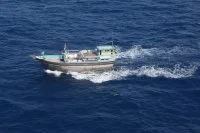 Un dhow naviguant en océan Indien