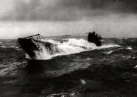 Un U-boat en patrouille pendant la Première Guerre Mondiale
