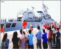 Arrivée des navires chinois Ã  Karachi