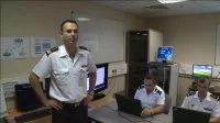 Le capitaine de corvette Herveleu, directeur du premier centre support à la cyber-défense