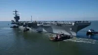 Le porte-avions USS John F. Kennedy