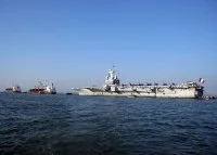Relâche opérationnelle du porte-avions en Inde