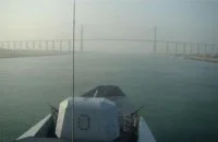 Passage du canal de Suez pour le La Fayette