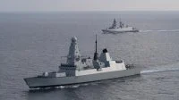 Frégates étrangères participant à l'exercice Orion
