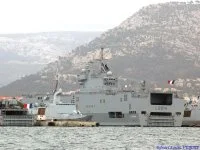 Le Tonnerre à quai à Toulon