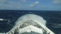 Le Monge par des conditions de mer variables