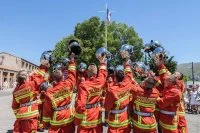 Remise de casques à 22 nouveaux marins-pompiers