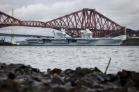Le porte-avions britannique HMS Queen Elizabeth