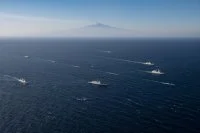 Les participants de l’exercice « Dynamic Manta » en mer Ionienne