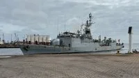 Le patrouilleur Commandant Ducuing à Port-Gentil (Gabon)