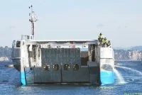 Le préfet maritime assiste à une démonstration du L-CAT