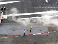 Essais des catapultes du Charles de Gaulle