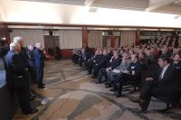 L'amiral Baud accueille les participants
