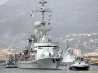 Départ de la frégate Cassard