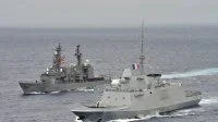 Les frégates Lorraine et Yamagiri (Japon)