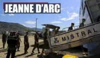 Des US Marines embarquent à bord du Mistral pour des exercices