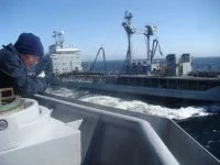 Ravitaillement à la mer pour le Latouche-Tréville
