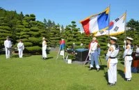 Cérémonie au cimetière militaire de l'ONU