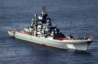Le croiseur à propulsion nucléaire de la marine russe Amiral Nakhimov