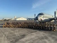 Deux avions de patrouille maritime Atlantique 2 (ATL2) sur la base de Clark aux Philippines