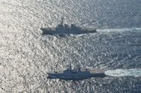 Le Surcouf effectue un exercice de type Passex avec l’USS STOUT
