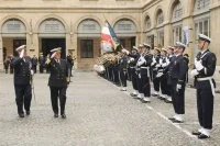 Réception du chef d’état major de la marine portugaise par l’amiral Rogel