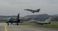 Un Hawk britannique à Landivisiau