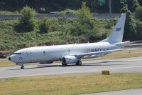 Un avion de patrouille maritime P-8I de la marine indienne
