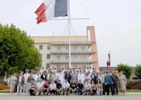 La délégation d'Epinal et l'équipage du Saphir