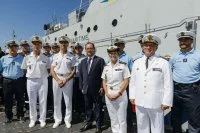 Visite officielle du président de la République à Toulon