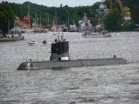 Le sous-marin suédois HMS Södermanland à Stockholm en 2010