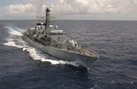 La frégate britannique HMS Richmond