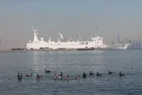 Le Monge accosté au « Homeport Pier » de New York