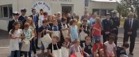 La flottille 11F à la rencontre d'élèves d’une école de Mark en Calaisie (62)