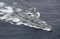 La frégate britannique HMS Northumberland