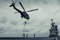 Aérocordage en plein océan Indien