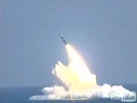 Lancement d'un missile