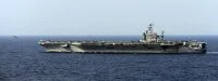Un Rafale français décolle du Theodore Roosevelt