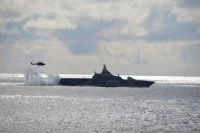 Le Härnösand, une corvette furtive suédoise de la classe Visby