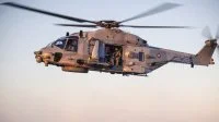 Un hélicoptère Caïman Marine