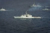 Le destroyer canadien NCSM Athbaskan