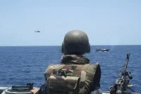 Le boutre soupçonné d'être utilisé par des pirates somalien
