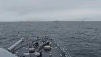Les participants à l'exercice Joint Warrior depuis le Commandant L’Herminier