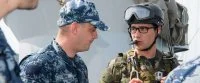 Entraînement du Commandant Birot avec la marine croate