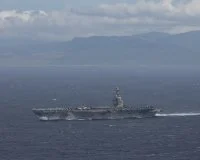 Le porte-avions américain USS Gerald R. Ford