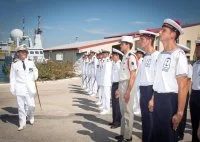 Le capitaine de frégate Tanguy Durand, nouveau commandant de l'école de plongée