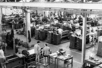 L'atelier machines de DCN Papete